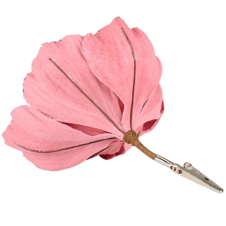 Primitives By Kathy Dark Pink Flower Clip
