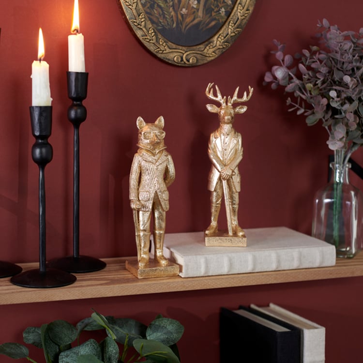 Primitives By Kathy Distinguished Fox Figurine