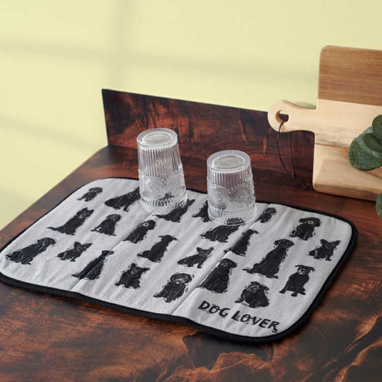 Primitives By Kathy Dog Lover Drying Mat