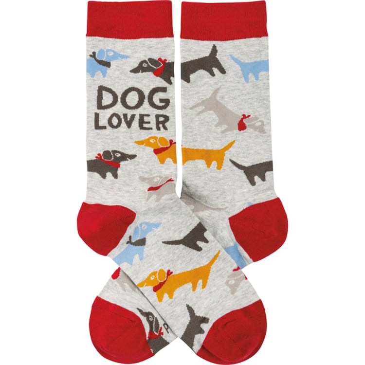 Primitives By Kathy Dog Lover Socks