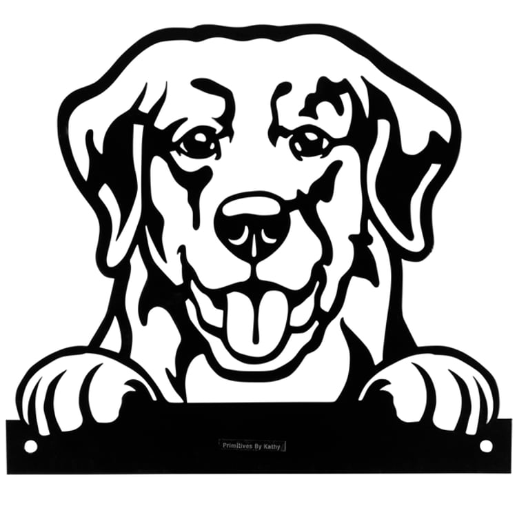 Primitives By Kathy Dog Metal Outdoor Art