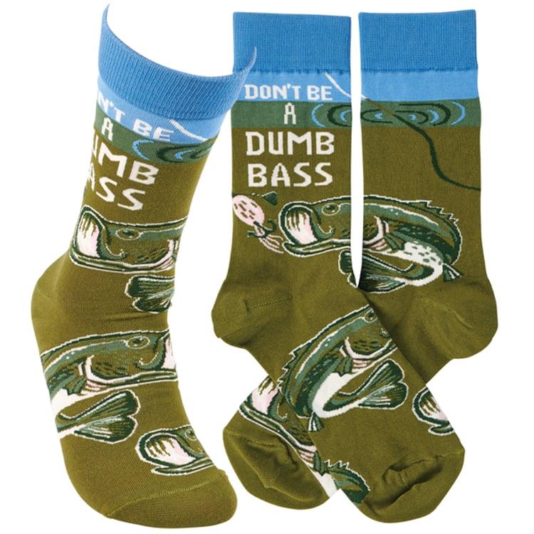 primitives by kathy Don't Be A Dumb Bass Socks