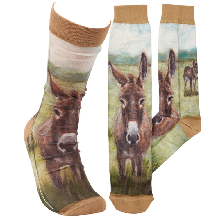 primitives by kathy Donkey Socks