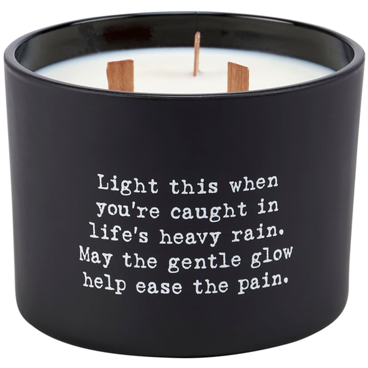 primitives by kathy Ease The Pain Poetry Candle