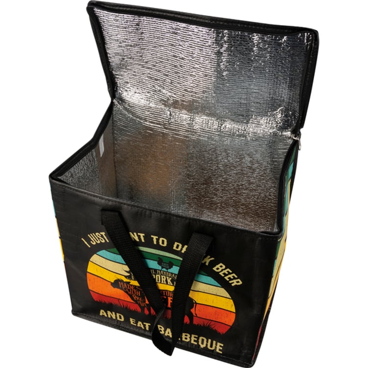 Primitives By Kathy Eat Barbeque Insulated Tote