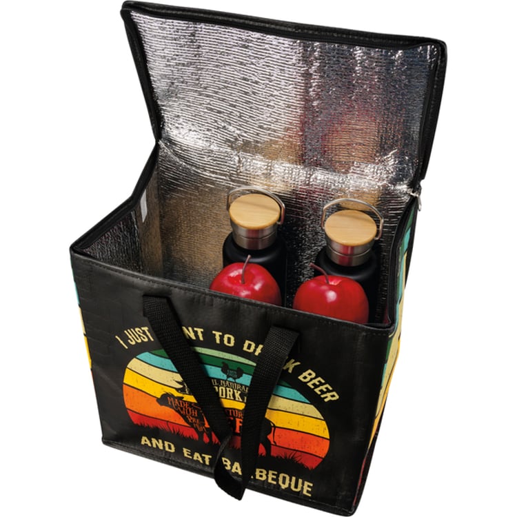 Primitives By Kathy Eat Barbeque Insulated Tote