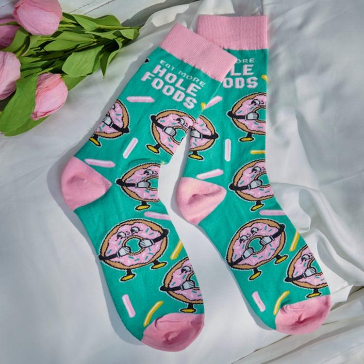 Primitives By Kathy Eat More Hole Foods Socks