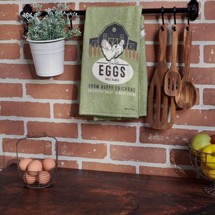 Primitives By Kathy Eggs Free Range Kitchen Towel