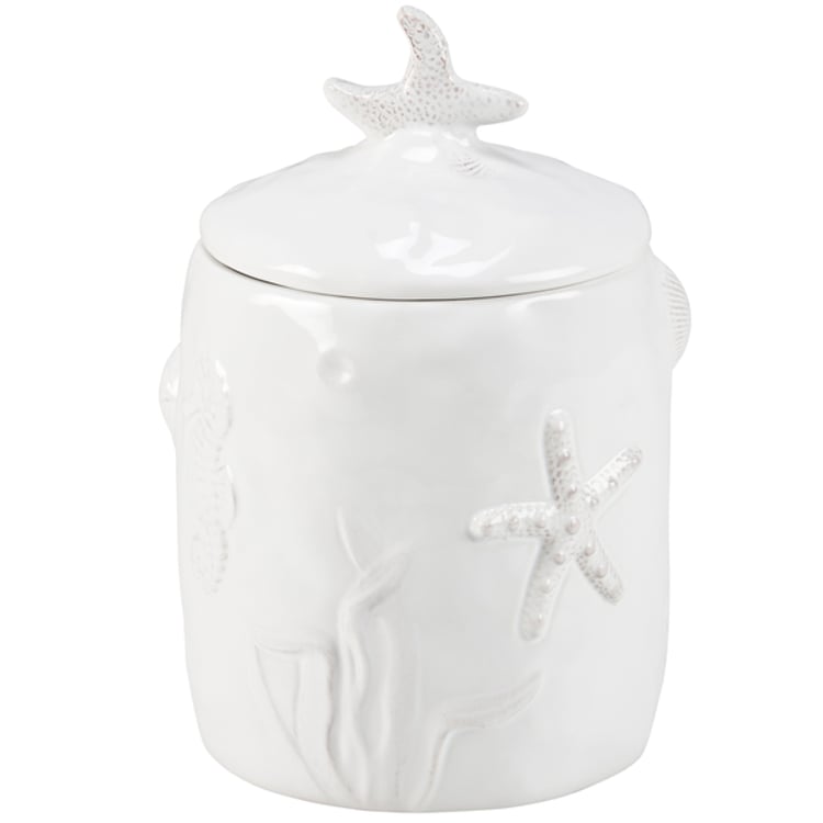 Primitives By Kathy Embossed Beach Canister
