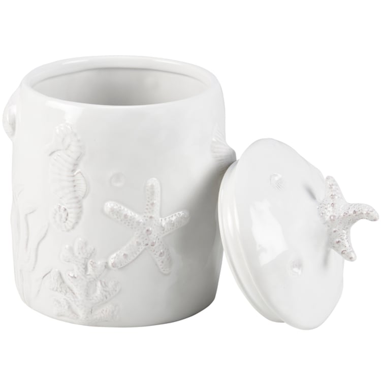 Primitives By Kathy Embossed Beach Canister