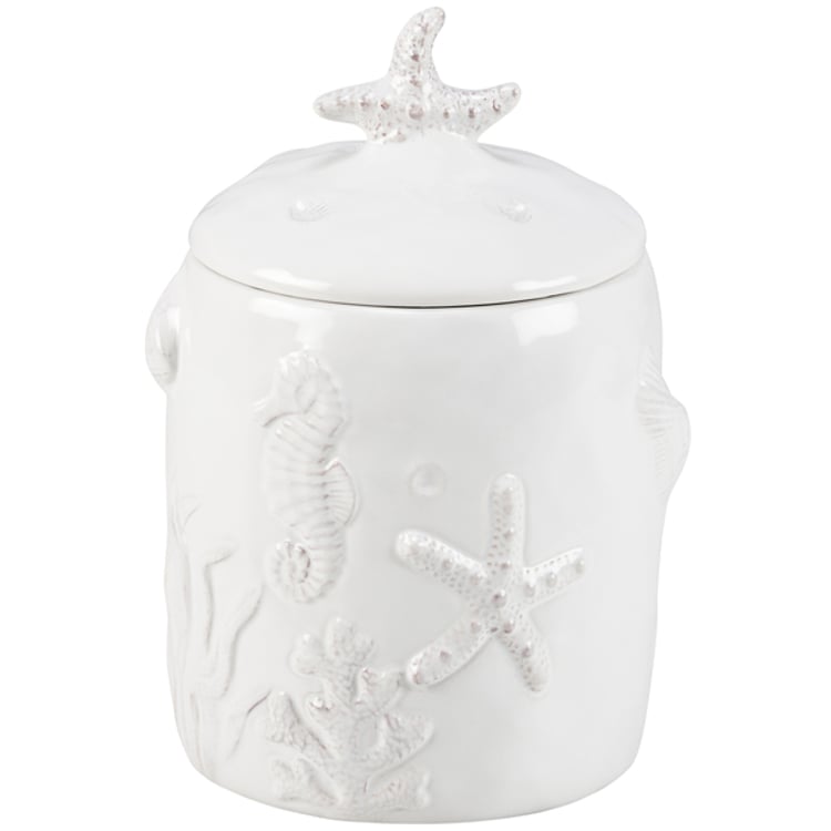 primitives by kathy Embossed Beach Canister