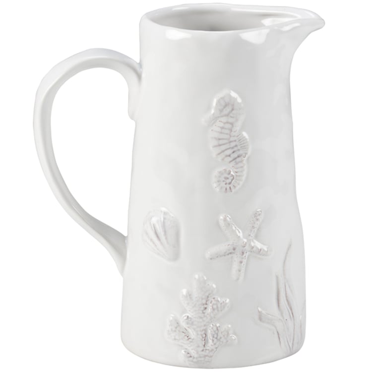 Primitives By Kathy Embossed Beach Pitcher
