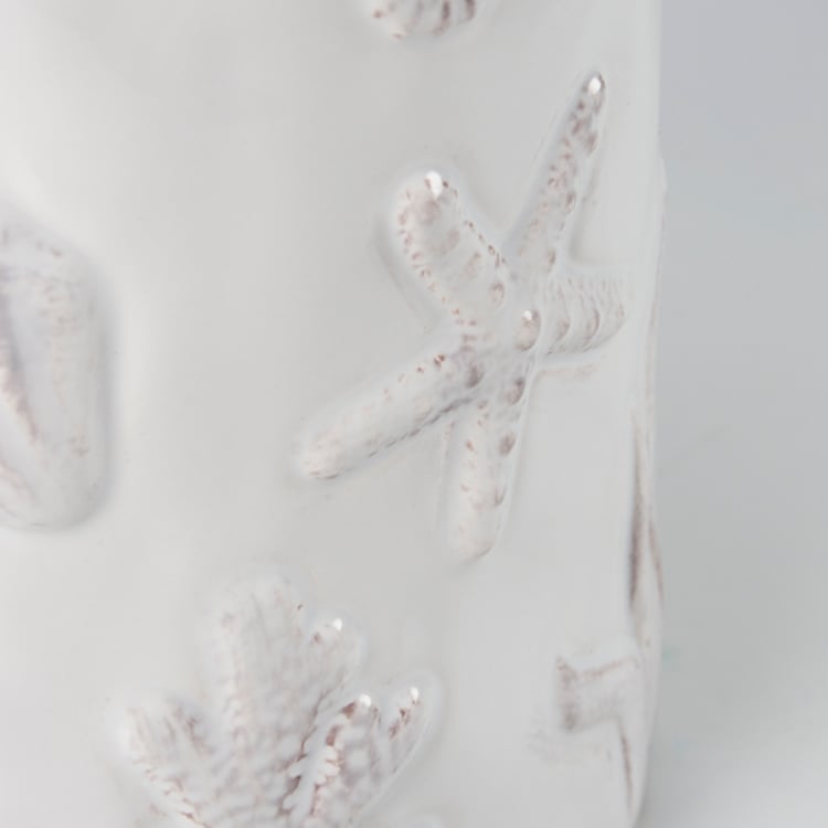 Primitives By Kathy Embossed Beach Pitcher