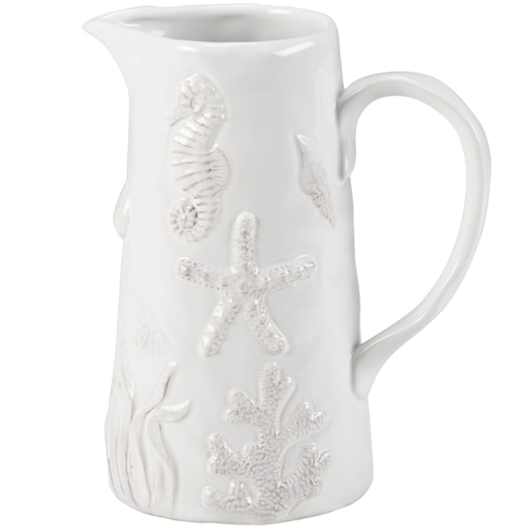 primitives by kathy Embossed Beach Pitcher