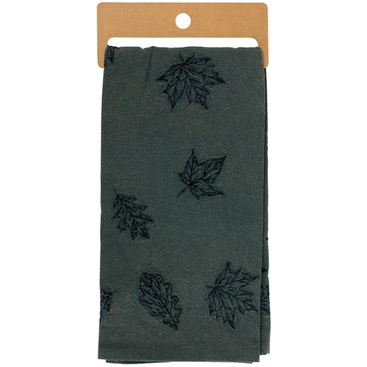 Primitives By Kathy Emerald Leaf Kitchen Towel