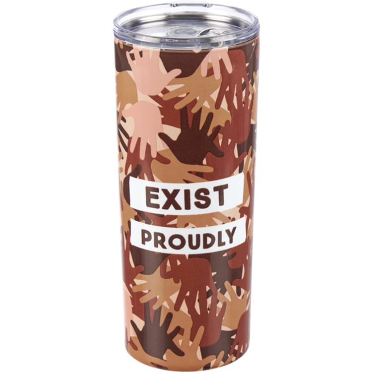 Primitives By Kathy Exist Proudly Coffee Tumbler