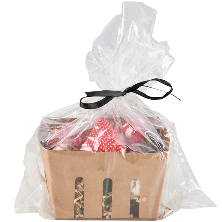 Primitives By Kathy Fabric Strawberries In Basket