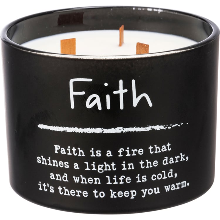 primitives by kathy Faith Poetry Candle