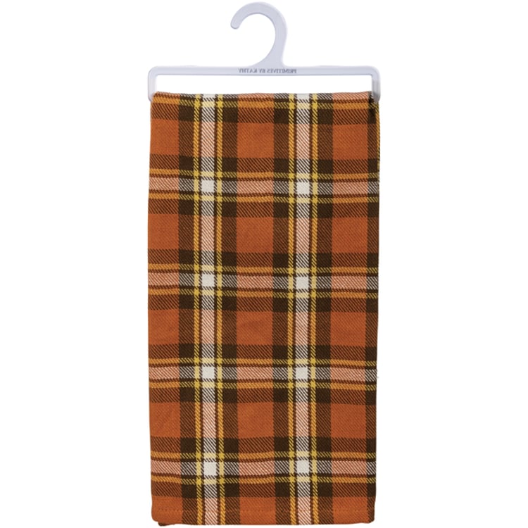 Primitives By Kathy Fall Plaid Kitchen Towel