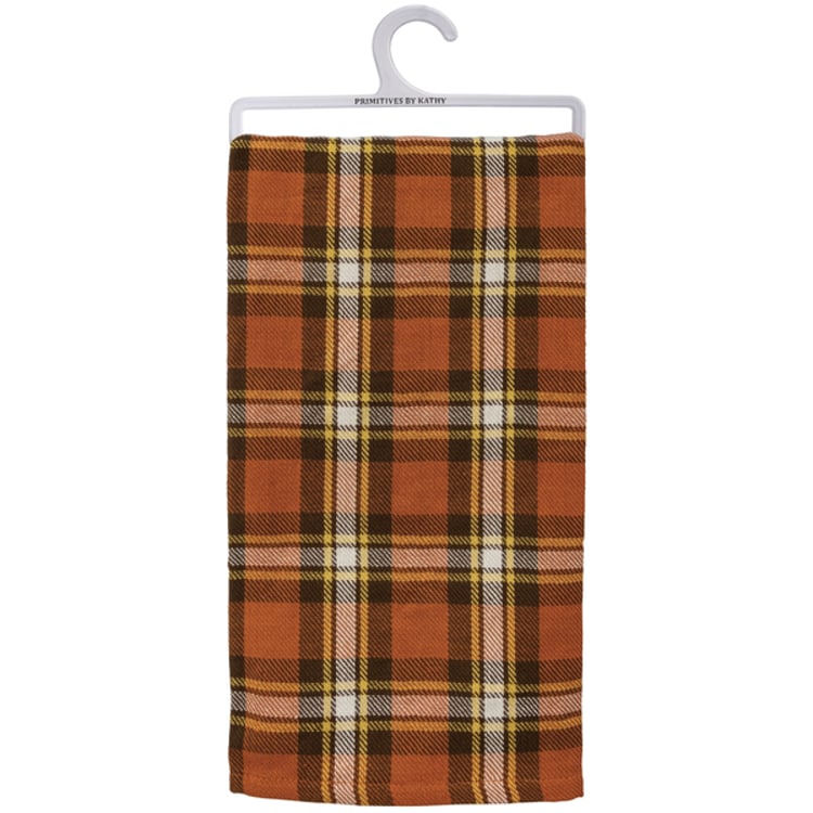 Primitives By Kathy Fall Plaid Kitchen Towel