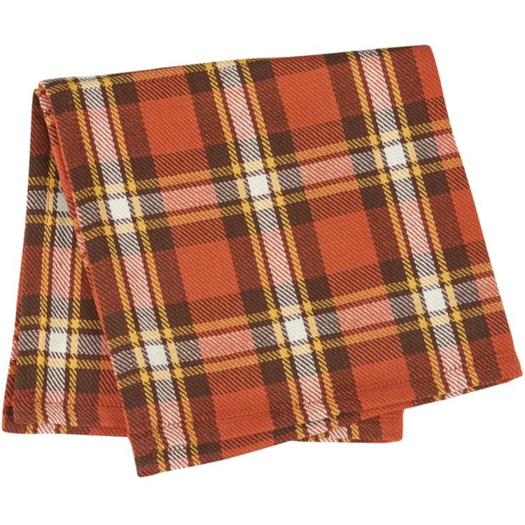 primitives by kathy Fall Plaid Napkin