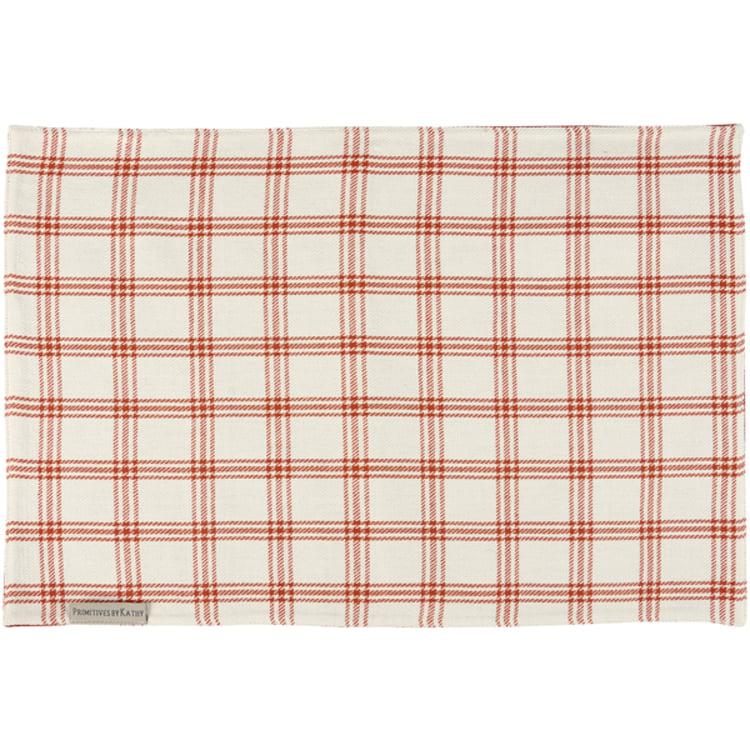 Primitives By Kathy Fall Plaid Placemat
