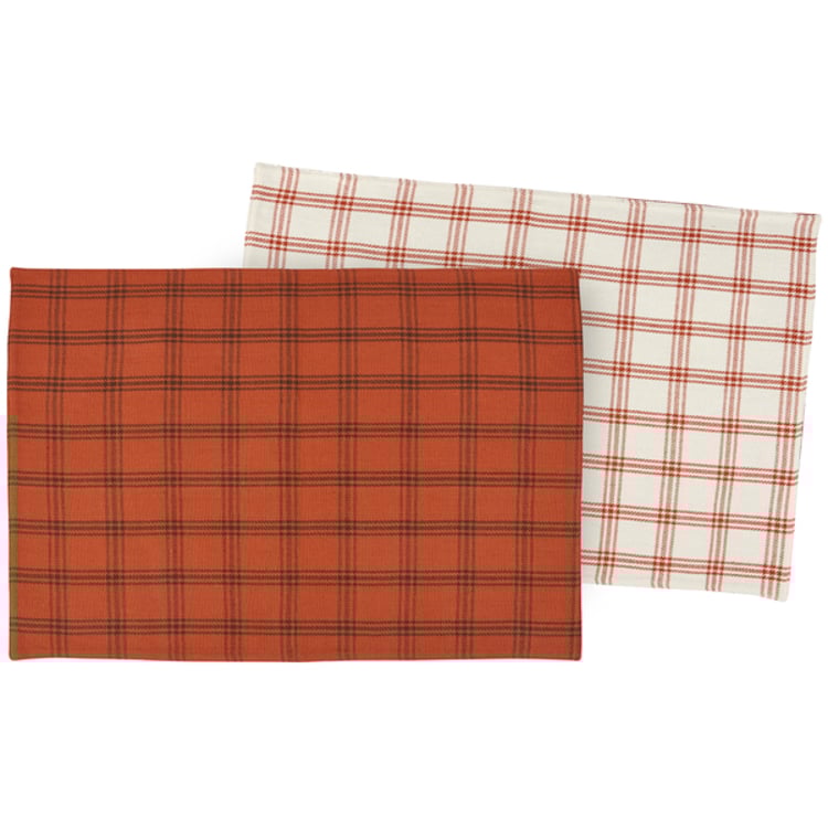 primitives by kathy Fall Plaid Placemat