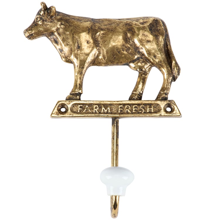 Primitives By Kathy Farm Fresh Cow Wall Hook