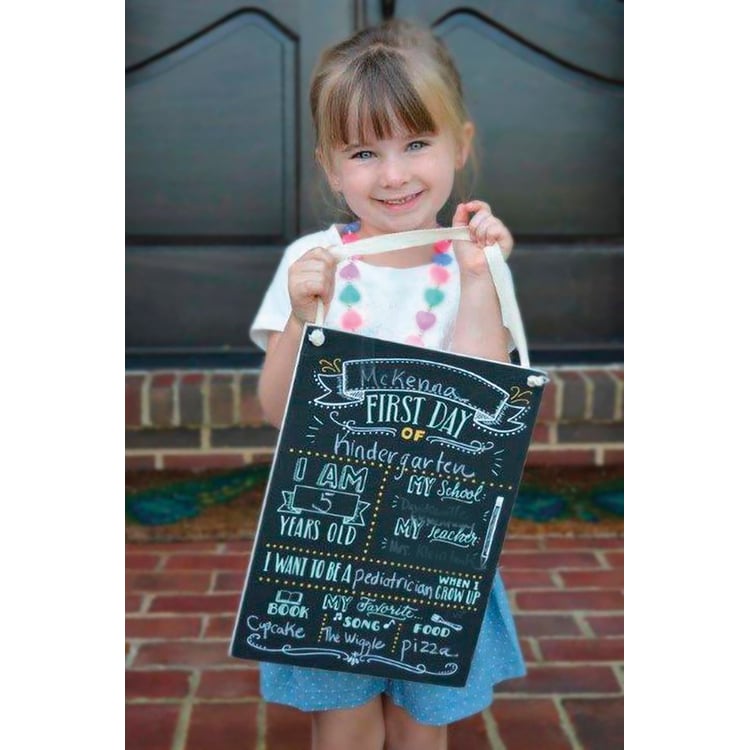 Primitives By Kathy First Day Of School Chalk Sign