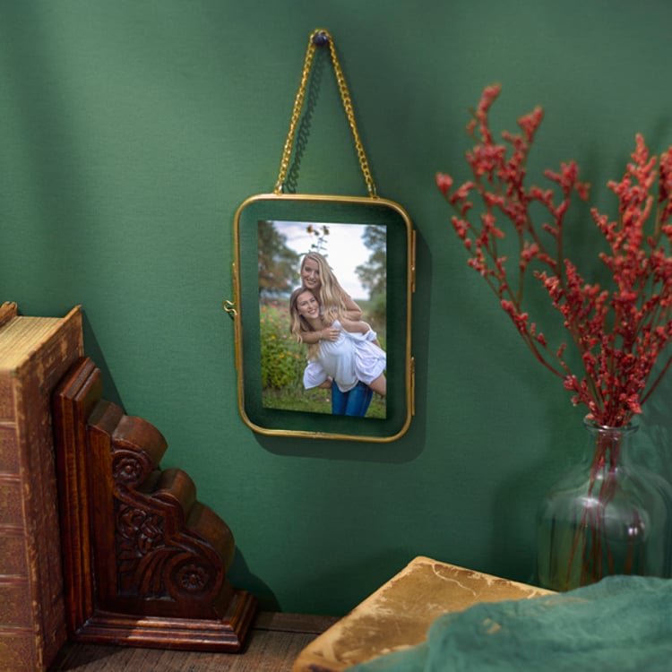 Primitives By Kathy Floating Gold Photo Frame