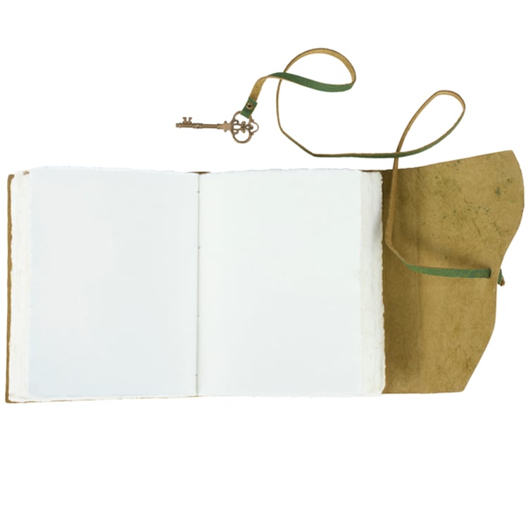 Primitives By Kathy Floral Green Journal