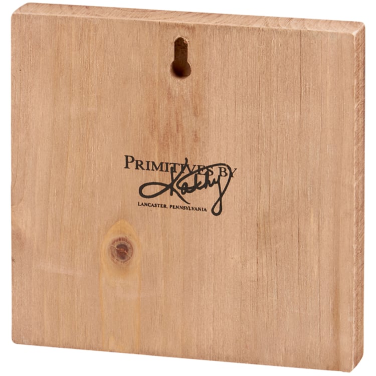 Primitives By Kathy Floral Highland Block Sign