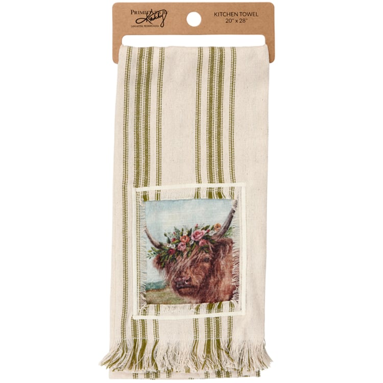 Primitives By Kathy Floral Highland Kitchen Towel