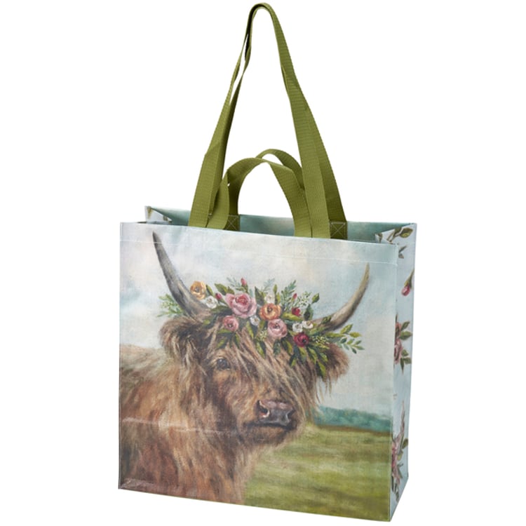 Primitives By Kathy Floral Highland Market Tote