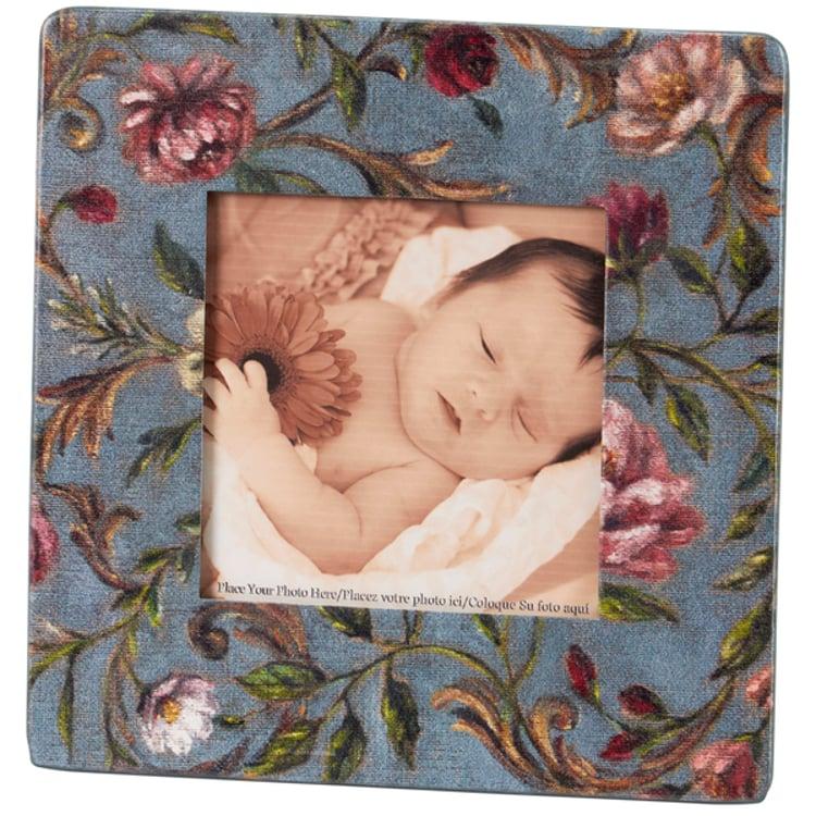 primitives by kathy Floral Nouveau Photo Frame