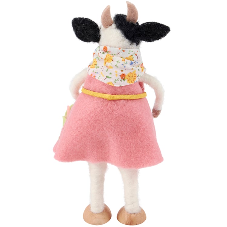 Primitives By Kathy Flower Basket Cow Critter