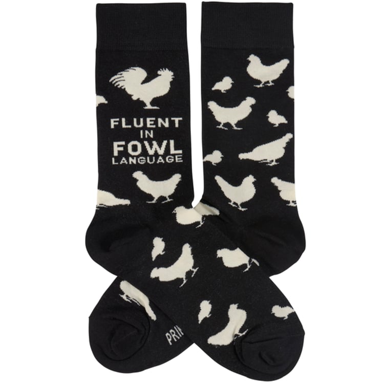 Primitives By Kathy Fluent In Fowl Language Socks