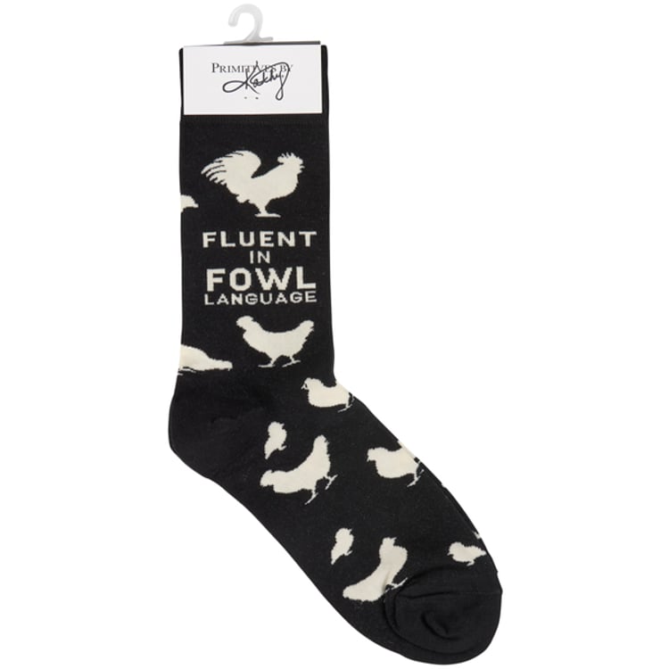 Primitives By Kathy Fluent In Fowl Language Socks