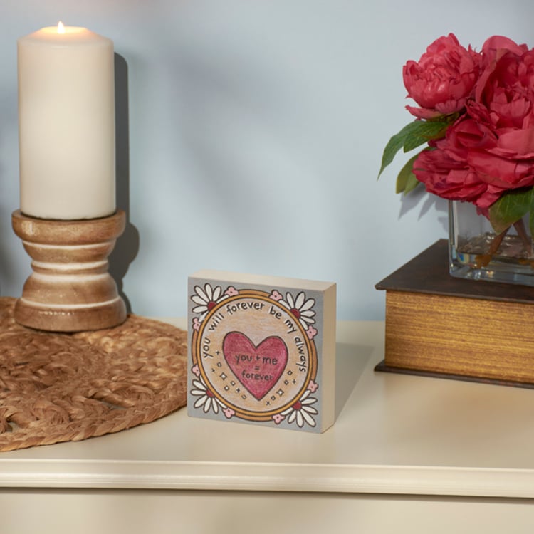 Primitives By Kathy Forever Block Sign