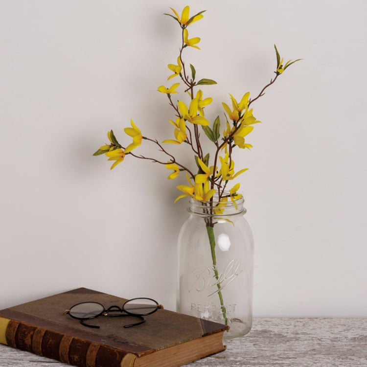 Primitives By Kathy Forsythia Floral Pick