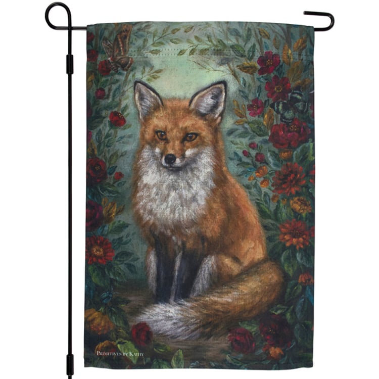 primitives by kathy Fox Garden Flag