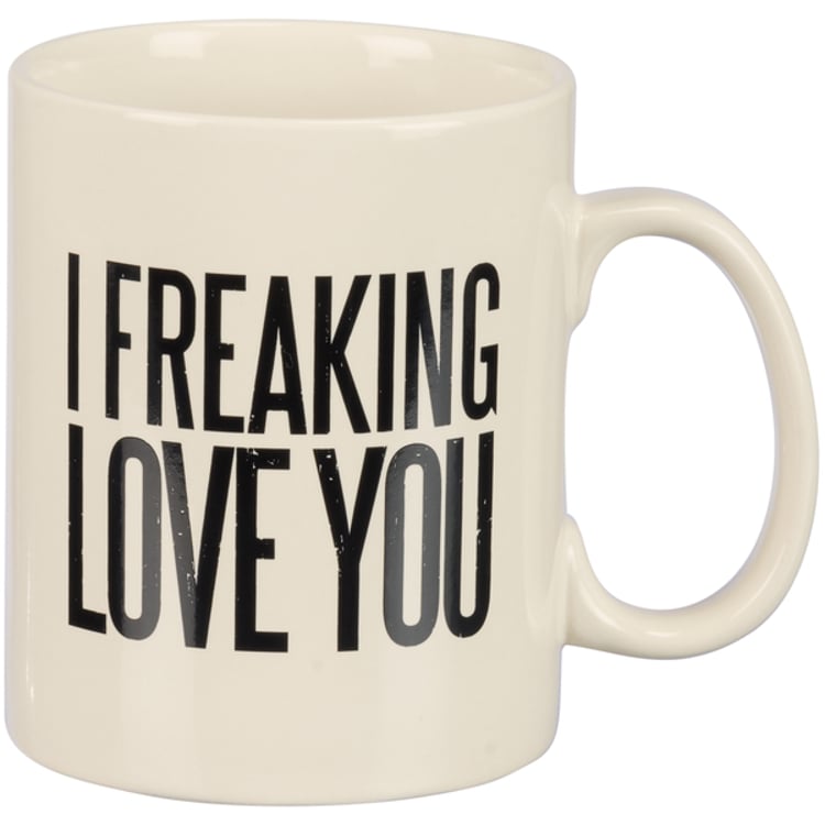 primitives by kathy Freaking Love You Mug