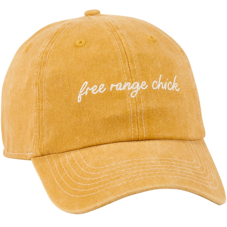 primitives by kathy Free Range Chick Baseball Cap