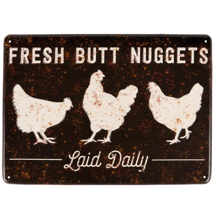primitives by kathy Fresh Butt Nuggets Wall Decor