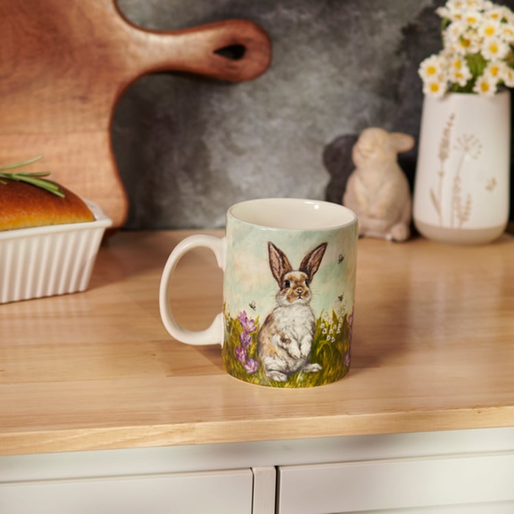 Primitives By Kathy Garden Bunny Mug