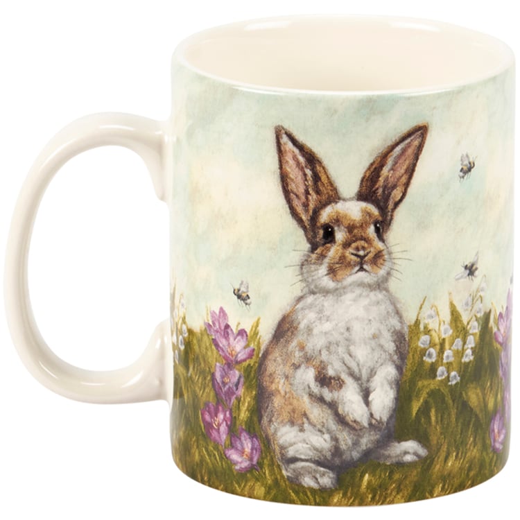 Primitives By Kathy Garden Bunny Mug
