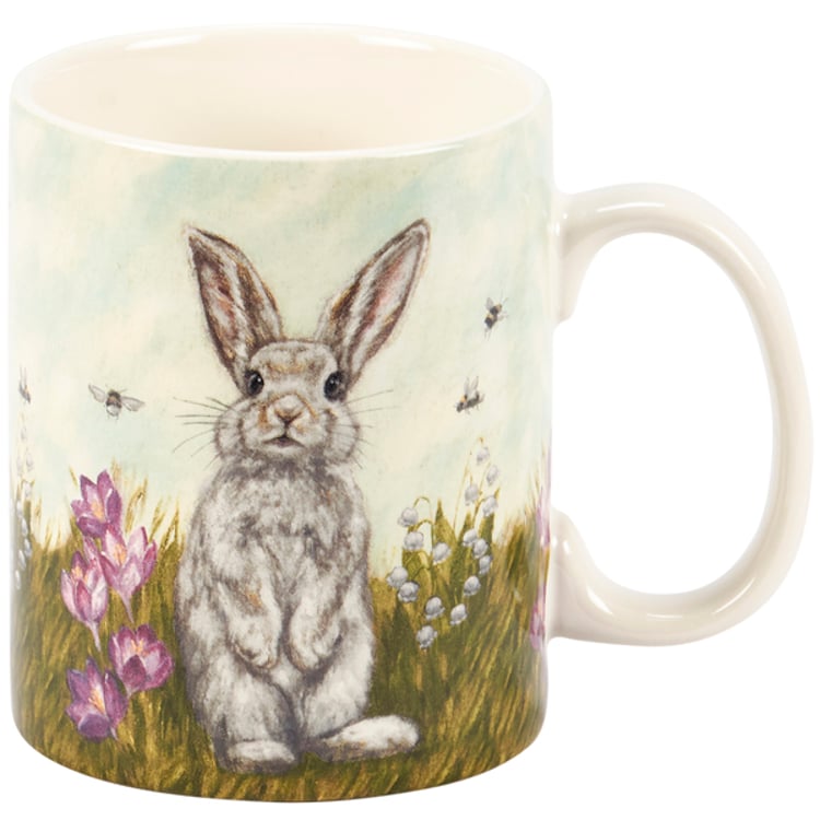 Primitives By Kathy Garden Bunny Mug