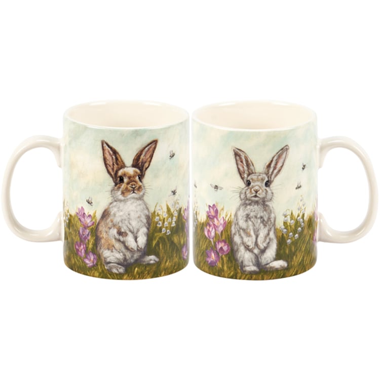 primitives by kathy Garden Bunny Mug