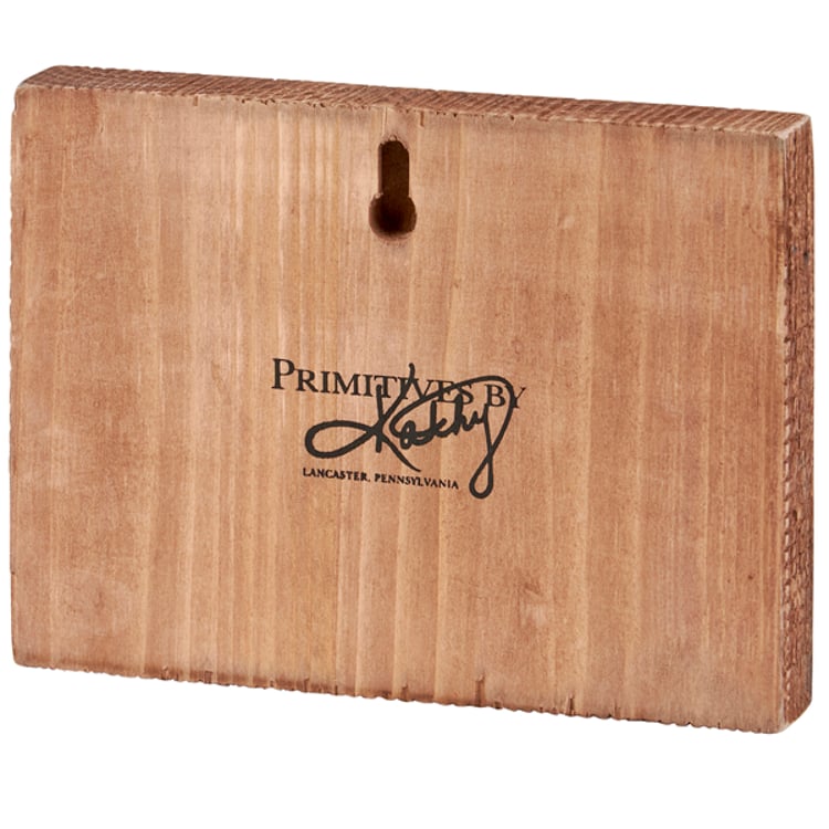 Primitives By Kathy Garden Friends Block Sign