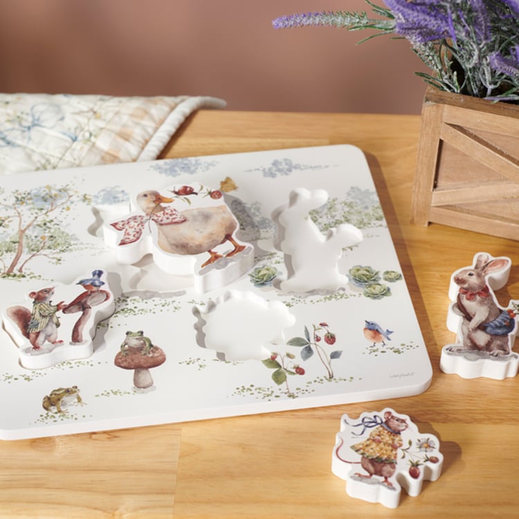 Primitives By Kathy Garden Friends Chunky Puzzle